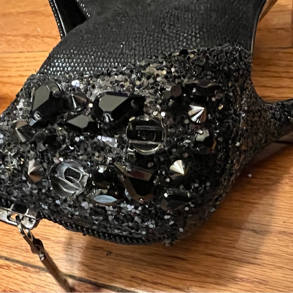 Pointy Black High Heels by Nina - Picture 7 of 7